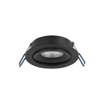 Nova Luce Redo - inbouwspot - Ø 92 mm, Ø 76 mm inbouwmaat  - zandzwart