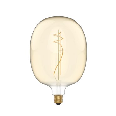 Daylight Italia LED lamp Ellipse - Ø 17 x 26,4 cm - E27 - 8,5W dimbaar - 2200K - amber