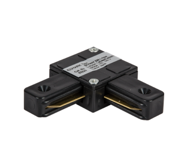 Elmark rail accessoires - L connector - 1 fase railsysteem - zwart