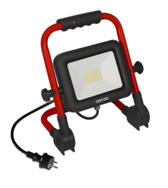 Century Italia Rework - draagbare verstraler - 18 x 28 x 29,2 cm - 150W LED incl. - IP65 - zwart en rood