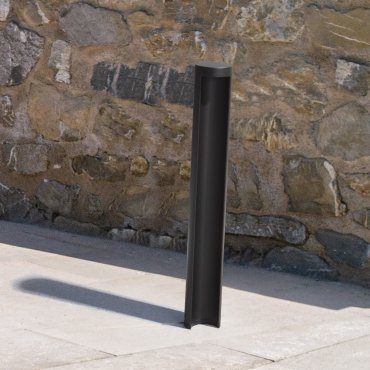 Nova Luce Tien - tuinpaal - 9 x 65 cm - 9W LED incl. - IP54 - donker antraciet