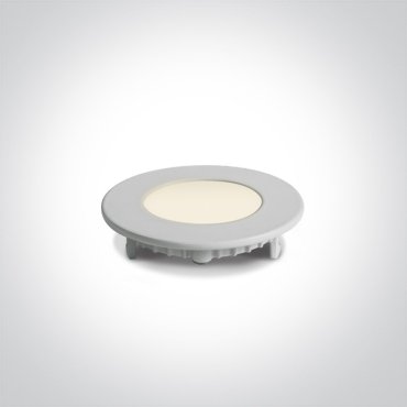 ONE Light Round Recessed Panels CCT V - inbouwspot - Ø 85 mm, Ø 70 mm inbouwmaat - 3W LED incl. - wit - instelbare lichtkleur