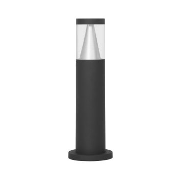 Nova Luce Rock - tuinpaal - Ø 9 x 43 cm - 10W LED incl. - IP65 - zandzwart