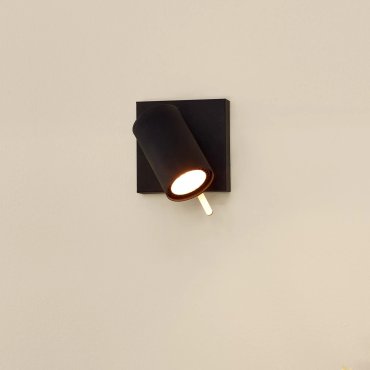 Lucide Grony - opbouwspot - 10 x 10 x 15 cm - 5W dimbare LED incl. - zwart