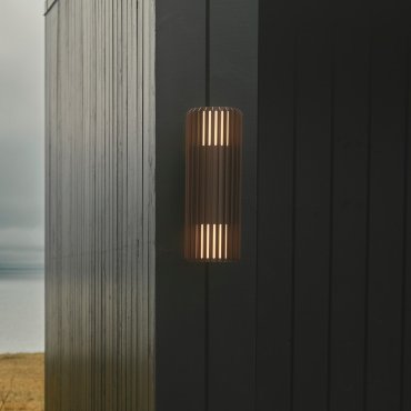 Nordlux Aludra N - buiten wandverlichting - 12,4 x 33,7 x 17,4 cm - IP54 - bruin