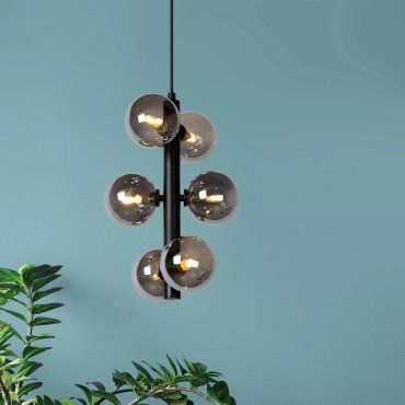 Lucide Tycho - hanglamp - Ø 25 x 150 cm - zwart