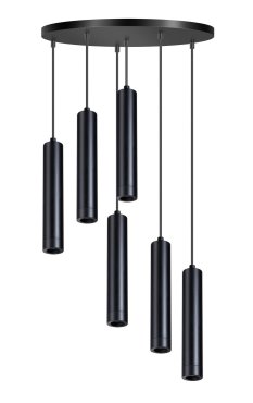 ETH Miller - hanglamp - Ø 40 x 200 cm - zwart
