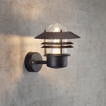 Nordlux Blokhus - buiten wandverlichting - 22 x 23 cm - IP54 - zwart