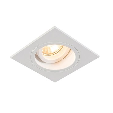 Zuma Line Chuck DL vierkant Next - inbouwspot - 92 x 92 mm, Ø 80 mm inbouwmaat - wit