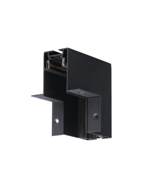 Nova Luce Buxton - V-connector voor magnetische rails inbouw- 10 x 10 x 6,1 cm - zand zwart