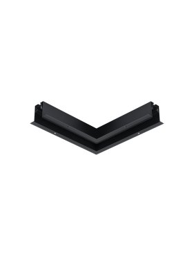 Nova Luce Buxton - Q-connector voor magnetische rails inbouw - 29 x 29 x 6,1 cm - zand zwart