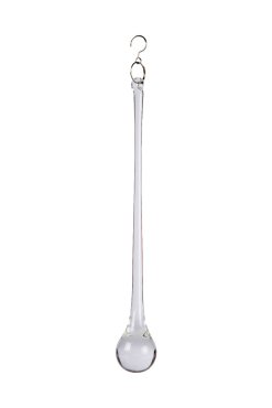 Lucide Pearl - vervangglas druppel -  18 cm - transparant