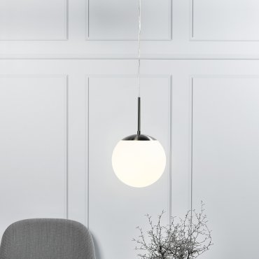Nordlux Cafe - hanglamp - Ø 15 x 209 cm - opaal wit