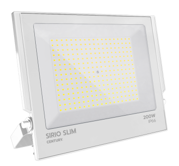 Century Italia Sirio Slim - verstraler - 36,6 x 3,4 x 30,3 cm - 200W LED incl. - 4000K - IP66 - wit