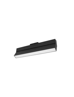 Nova Luce Buxton L - armatuur voor magnetisch railsysteem - 40,7 x 3,4 x 11,6 cm - 22W dimbare LED incl. - kantelbaar - zandzwart
