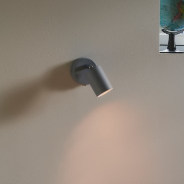 Nordlux Explore - wandlamp met schakelaar -  Ø 8 x 14,5 cm - blauw