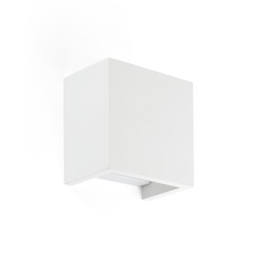 Faro Oslo - wandverlichting - 12,5 x 7,5 x 12,5 cm - mat wit