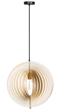 ETH Woody - hanglamp - Ø 43,5 x 200 cm - bruin