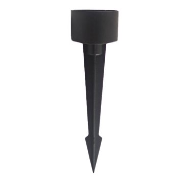 Century Italia Sunny - grondspot op piek excl. Sunny lamp - Ø 6,5 x 24,5 cm - IP65 - zwart
