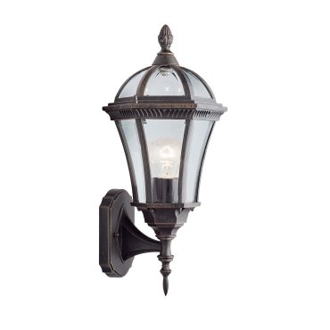 Searchlight Capri - buiten wandverlichting - 20 x 40,5 cm - IP44 - rustiek bruin