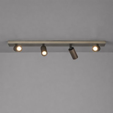 Projectlight Clara - opbouwspot 4L - 64 x 11 x 7 cm - brons