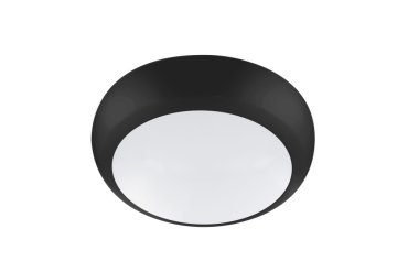 Integral LED Tough-Shell Pro - plafondlamp - Ø 32,5 x 7,5 cm - 16W LED incl. - instelbare lichtkleur - IP66 - zwart
