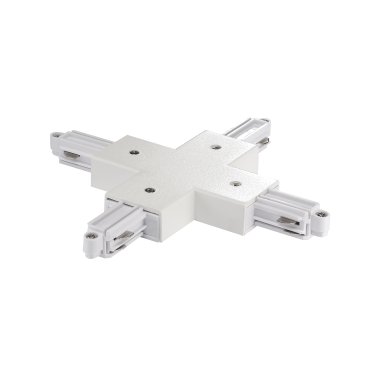 Nordlux Link - 1-fase railsysteem -  X-Connector - rail accessoires - 17,2 x 17,2 x 1,8 cm - wit