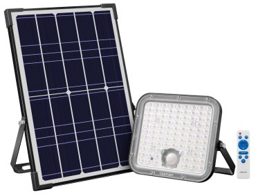 Century Italia Energy - verstraler op zonne-energie - 20,1 x 16,4 x 4,9 cm - 30W dimbare LED incl. - IP65 - zwart