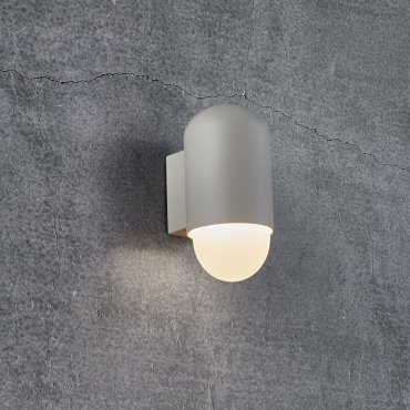 Nordlux Heka - buiten wandverlichting - Ø 10,6 x 21,6 x 13,8 cm - IP54 - geschuurd