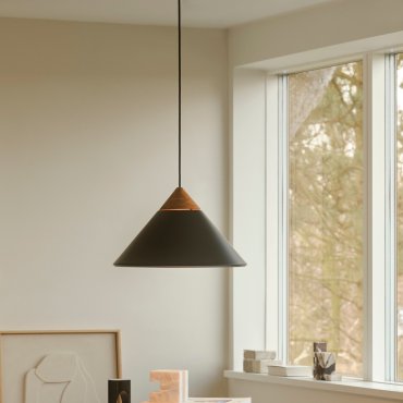 Design For The People Kinto - hanglamp - Ø 42 x 324,6 cm - zwart