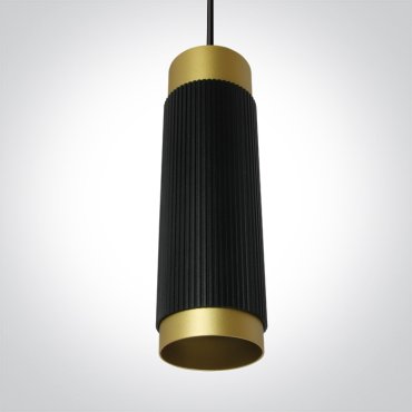 ONE Light magnetisch railsysteem MINI, MIDI &amp; MAXI - hanglamp - Ø 6 x 170 cm - 12W LED incl. - zwart en messing