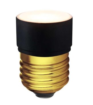 ETH LED Pucc lamp - 4,5 cm - E27 - 3,5W - 3 stappen dimbaar - 2200K -zwart