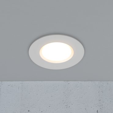 Nordlux Siege - inbouwspot - Ø 85 mm, Ø 72 mm inbouwmaat - 4,7W LED incl. - IP65 - wit