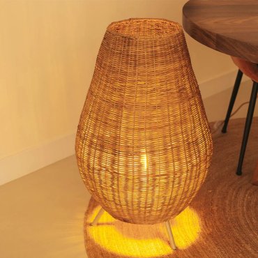 New Garden Saona - vloerlamp - Ø 45,5 x 72 cm - rotan
