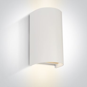 ONE Light GU10 Outdoor Cylinder Lights - buiten wandlamp - 11 x 8,3 x 19,5 cm - IP65 - wit