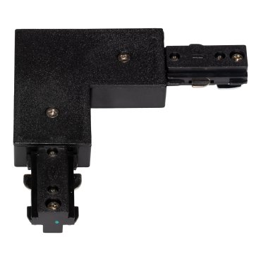 Projectlight - 1-fase railsysteem - L- connector - 10,8 x 10,8 x 1,8 cm - zwart
