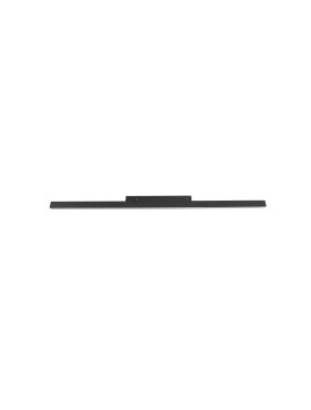 Nova Luce Ultra Slim - rail armatuur - 60 x 3,4 cm - 30W LED incl. - warm witte lichtkleur - zwart