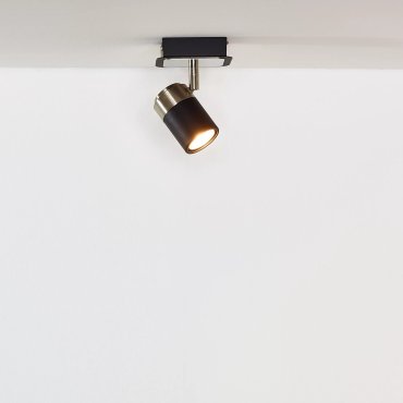 Lucide Lennert - opbouwspot 1L - 11,6 x 10 x 12,5 cm - 5W dimbare LED incl. - zwart