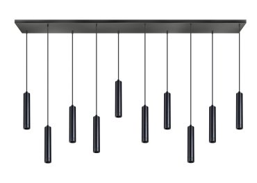 ETH Miller - hanglamp - Ø 25 x 200 cm - zwart