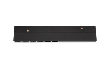 Nova Luce Ultra Slim - rail armatuur - 18 x 3,4 cm - 6W LED incl. - witte lichtkleur - zwart