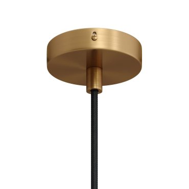 Creative Cables Mini - plafondrozet - Ø 8,3 x 2,5 cm - geborsteld brons