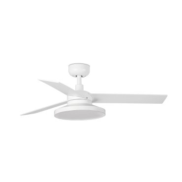 Faro Rudder Tak 3 S - plafondventilator met licht - Ø 106 cm - mat wit - 3000K