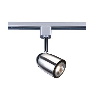 Searchlight Track &amp; Spot - track spotlight - 6 x 17 cm - satijn zilver en chroom