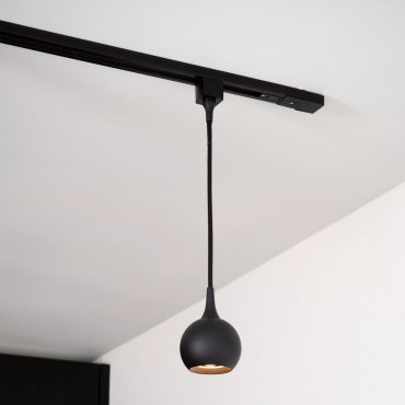 Lucide Track Favori Hanglamp - Ø 9 x 145 cm -  1-fase Railsysteem - Zwart