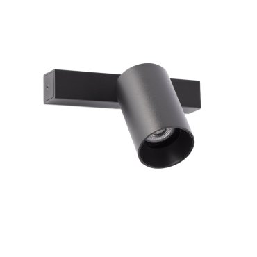 Faro Stan - opbouwspot 1L - 17,5 x 9,8 x 3,2 cm - zwart