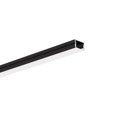 Klus Siler - ledprofiel - 1,6 x 1,2 cm - zwart