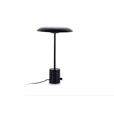Faro Hoshi - tafellamp - Ø 26 x 40 cm - 12W dimbare LED incl. - glanszwart
