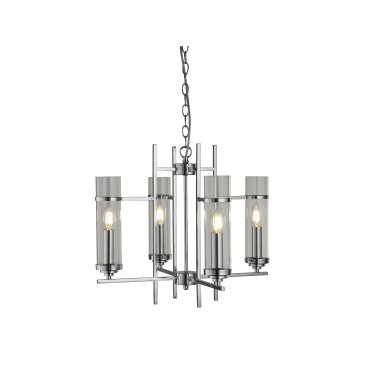 Searchlight Milo - luster - Ø 49 x 92 cm - chroom