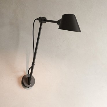 Design for the People Stay - wandverlichting met schakelaar - 72,3 x 54,5 cm -  zwart