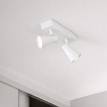 Nova Luce Dublin - opbouwspot 2L - 24,5 x 5,5 x 15 cm - zandwit